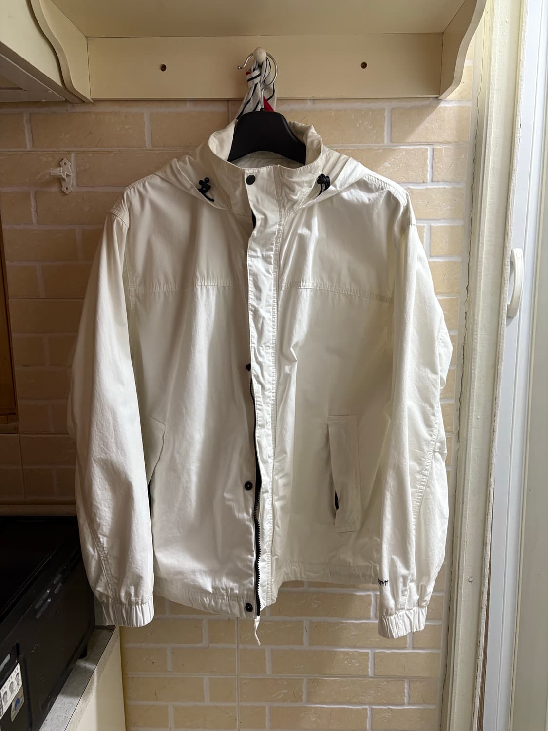 칼하트 - 코튼 바람막이 자켓 화이트 색상 상품이미지1