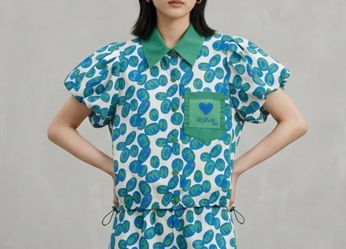 [66]웰던 하트 포켓 반팔셔츠 상품이미지1