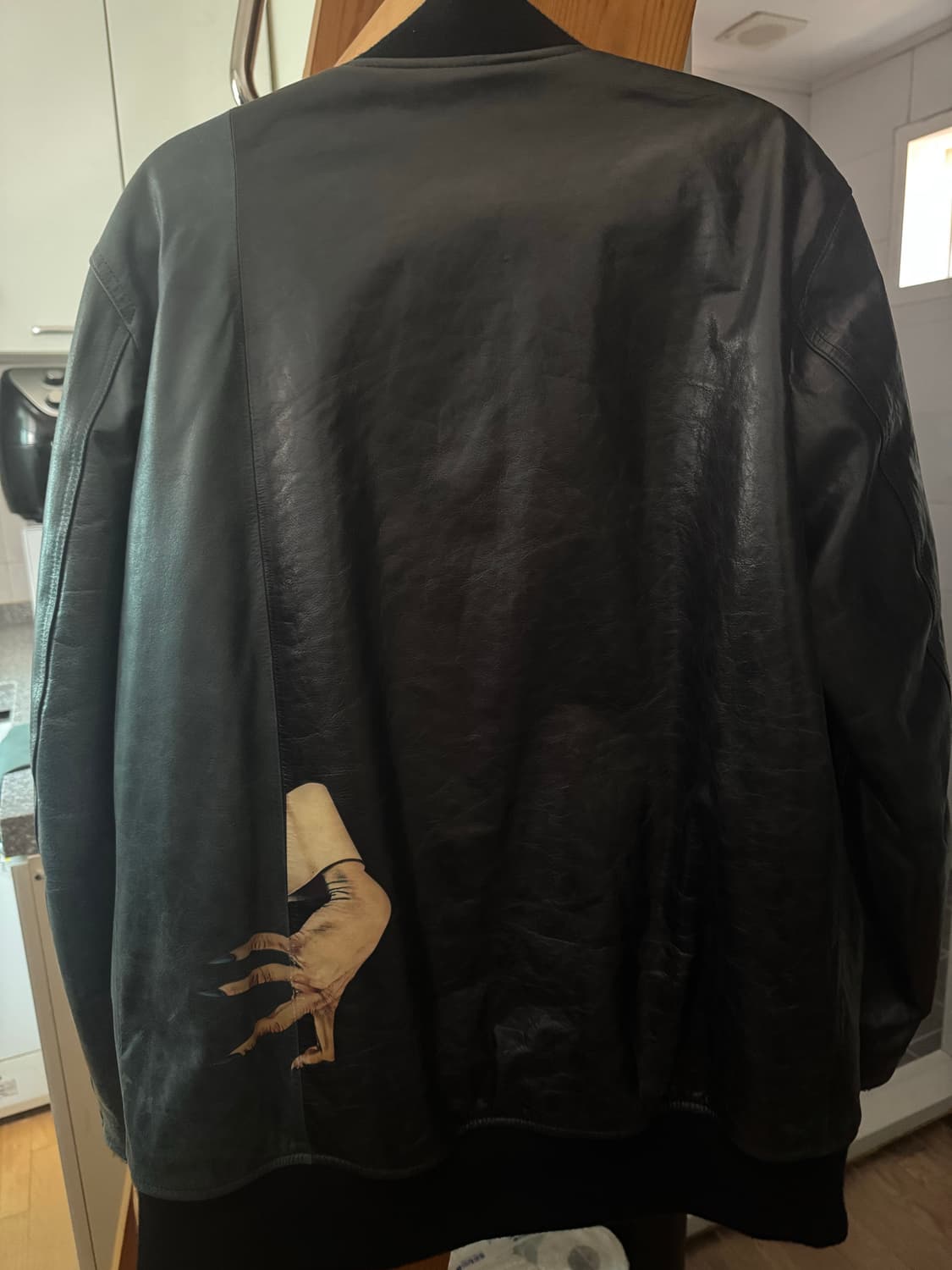 언더커버 2014-15 AW 시즌 holygrace 양가죽 블루종  상품이미지2