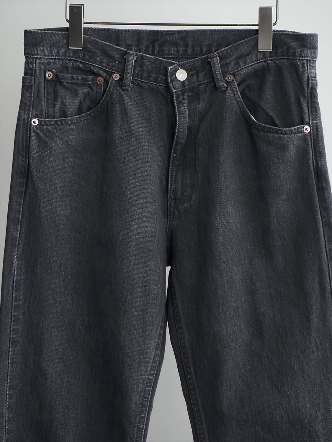 [COMOLI] 25AW 5P 데님 팬츠 (Fade Black) 상품이미지6