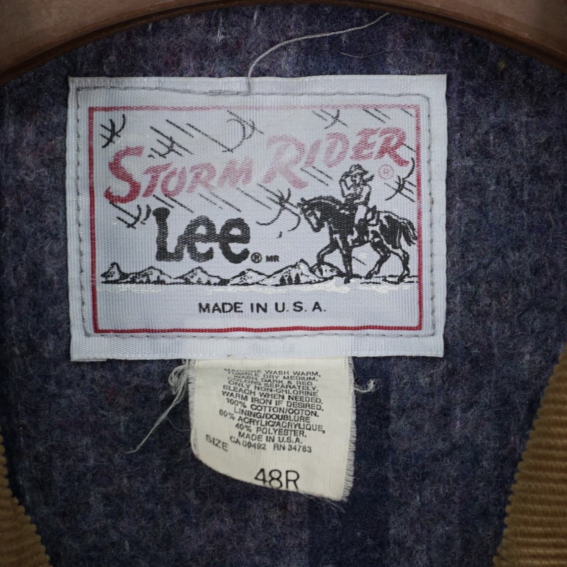 Lee 80s 빈티지 스톰라이더 데님 자켓 48R 상품이미지8