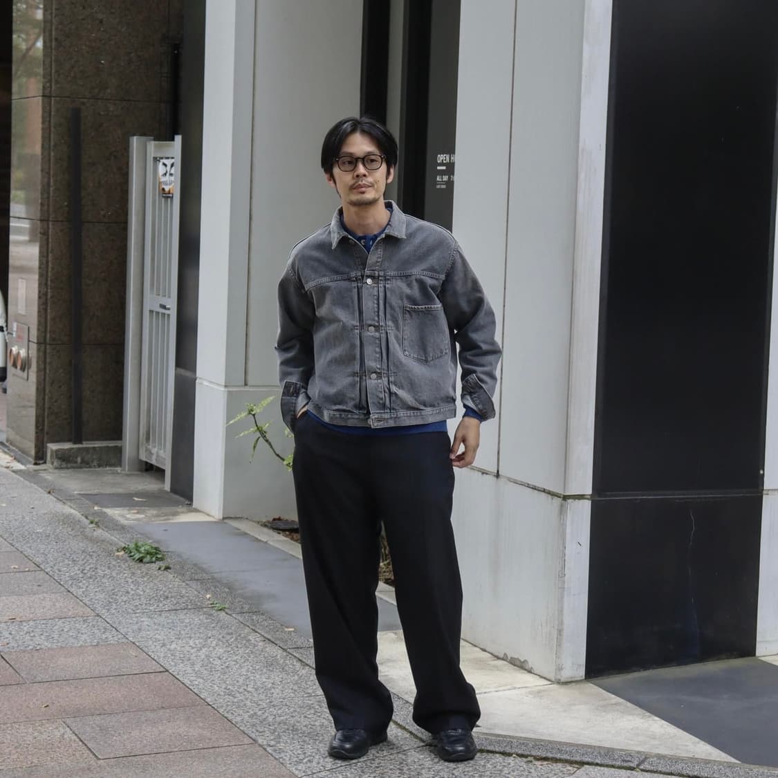 25ss Vintage Gray Denim Jacket 상품이미지1