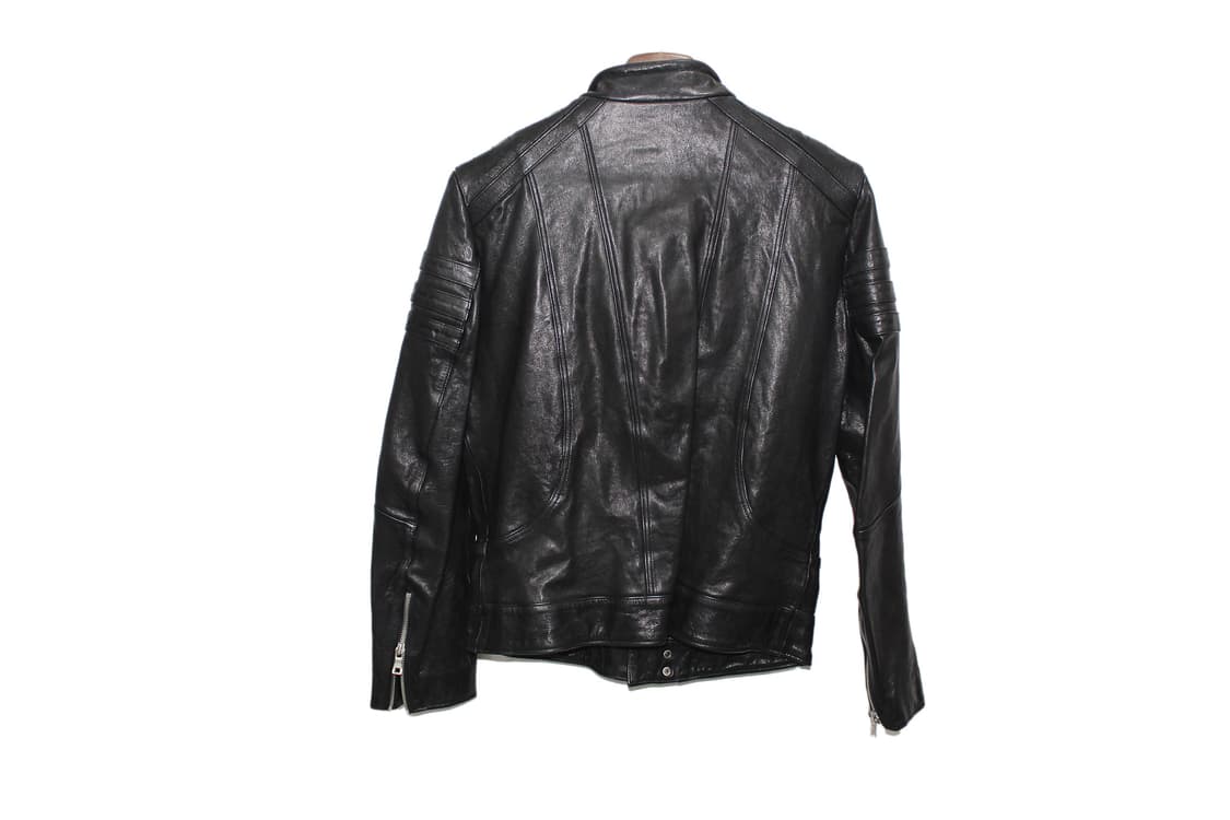 2000s JAPAN 램스킨 싱글 레더 자켓 상품이미지6