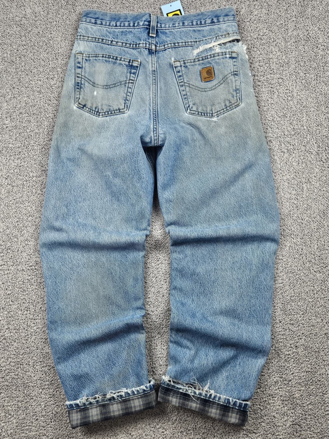 칼하트 헤비 플란넬 데님 워크 팬츠 ( 30 X 32 ) / 10377 상품이미지5