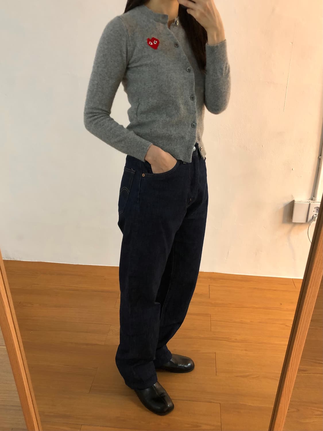 꼼데가르송 x 인베이더 가디건 상품이미지2