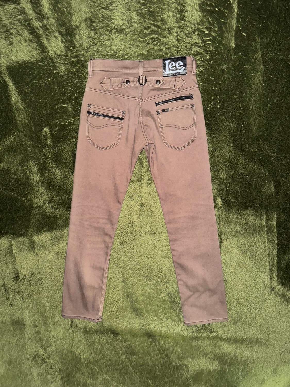 [28] 00s LEE 리 재팬 신치백 코튼 블렌디드 팬츠 브라운 상품이미지7