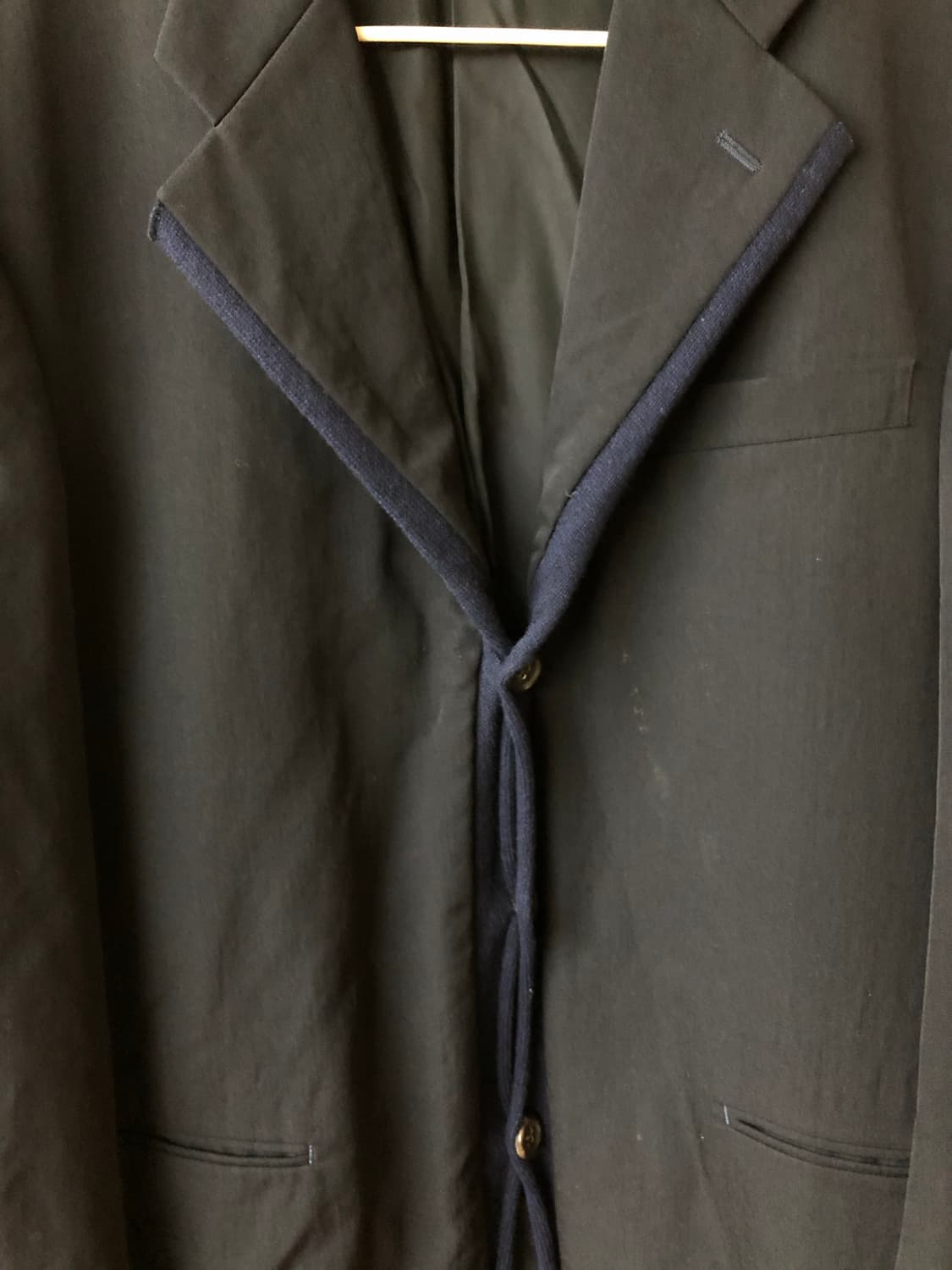 Comme des garcons homme 니트 도킹 코트 s 상품이미지3