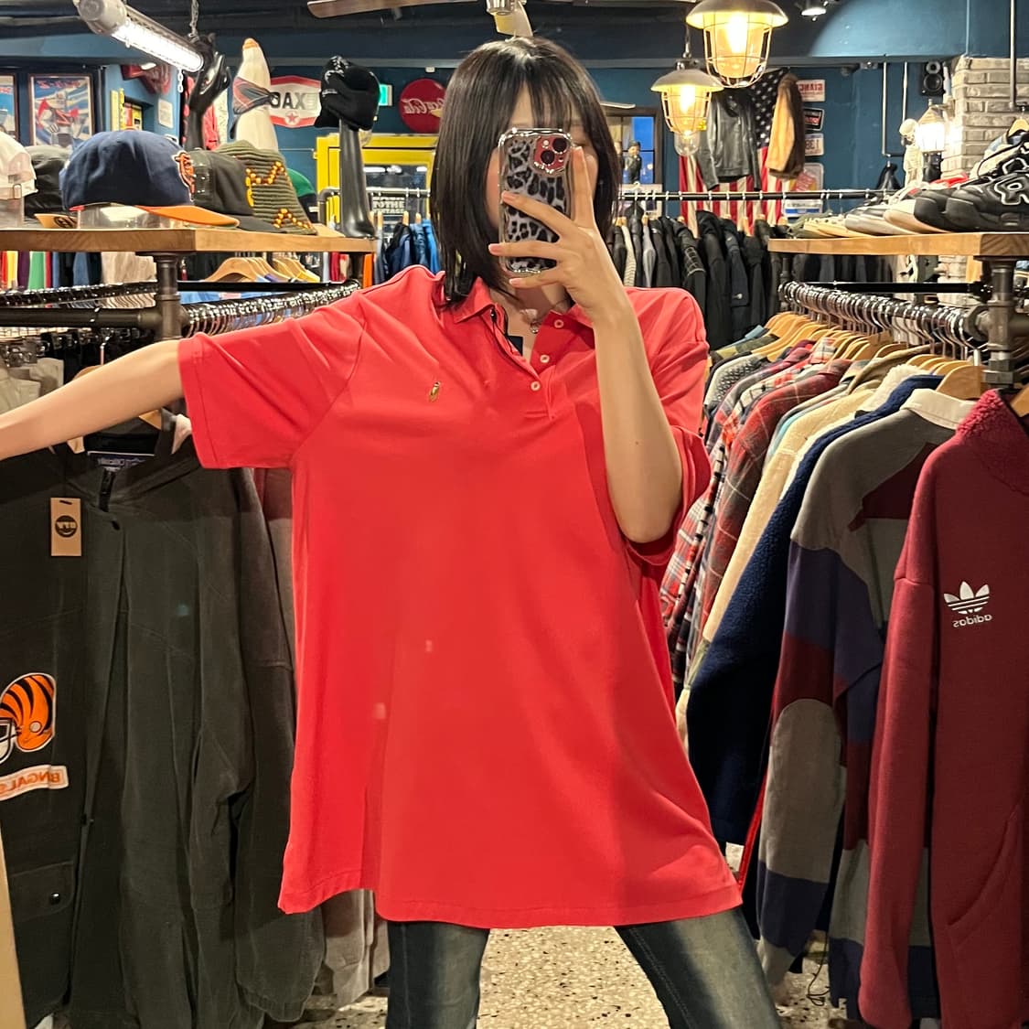 POLO 폴로 랄프로렌 반팔 카라티 (레드)  상품이미지2