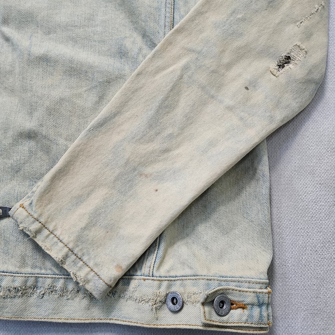 실측확인 빈티지 여성 데님자켓 0320Y 상품이미지6