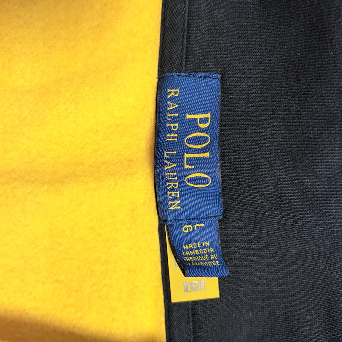 폴로 랄프로렌 쉴드 로고 반집업 맨투맨 상품이미지4