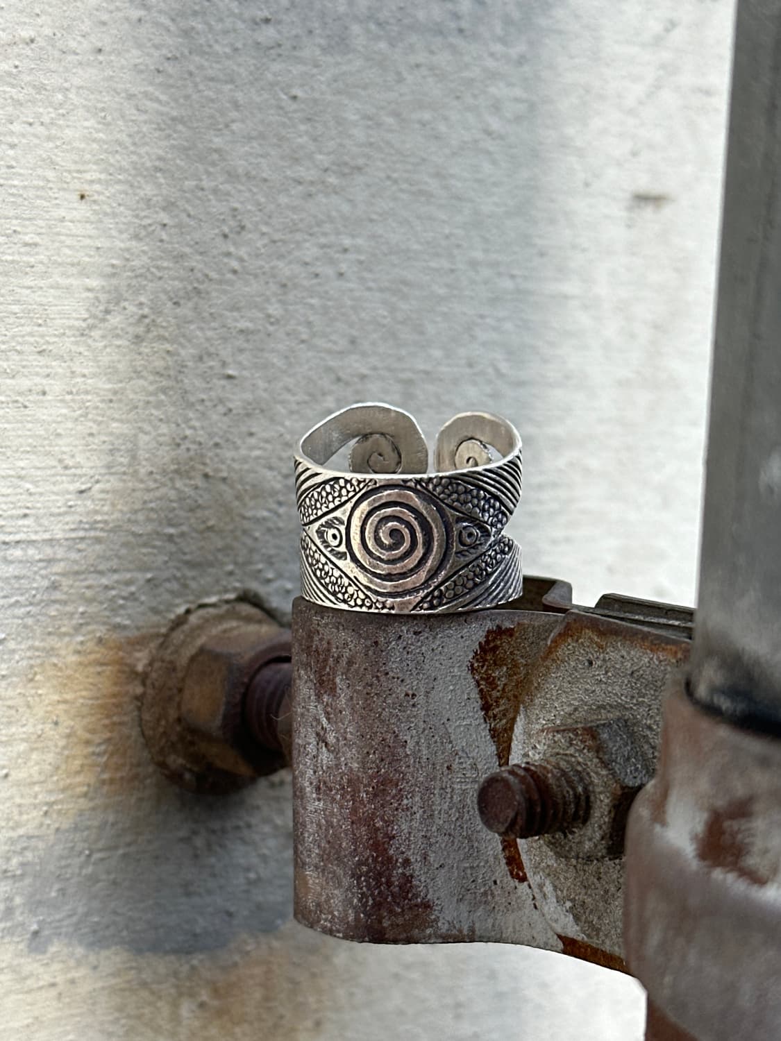 Ethnic Tribal Spiral Engraved Wrap Karen 상품이미지6