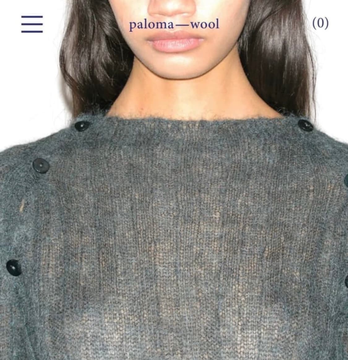 팔로마울 버튼 니트 상품이미지2