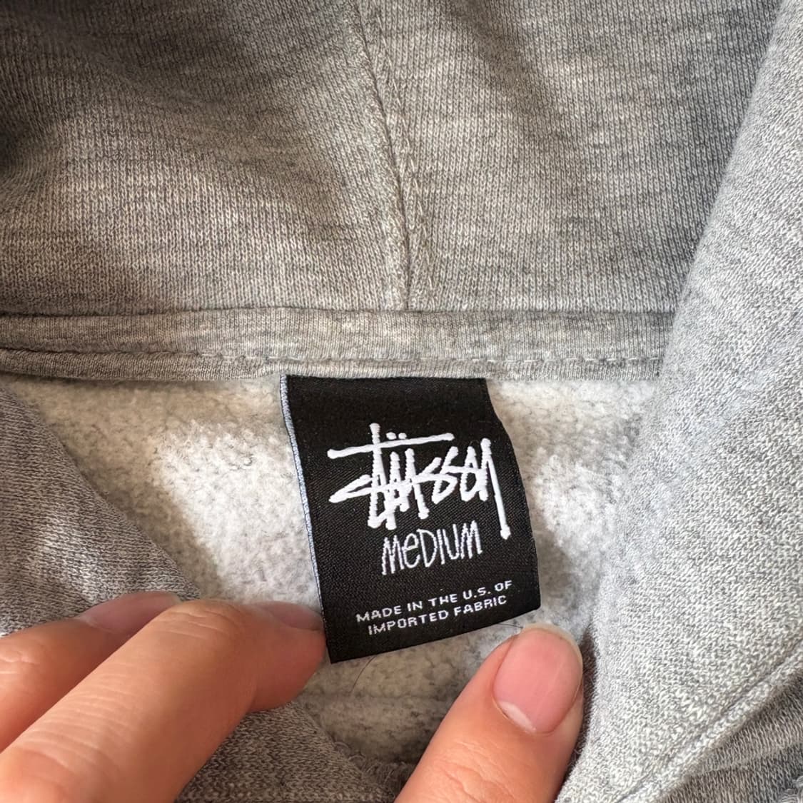 스투시 인터네셔널 트라이브 그레이 후드티 상품이미지6