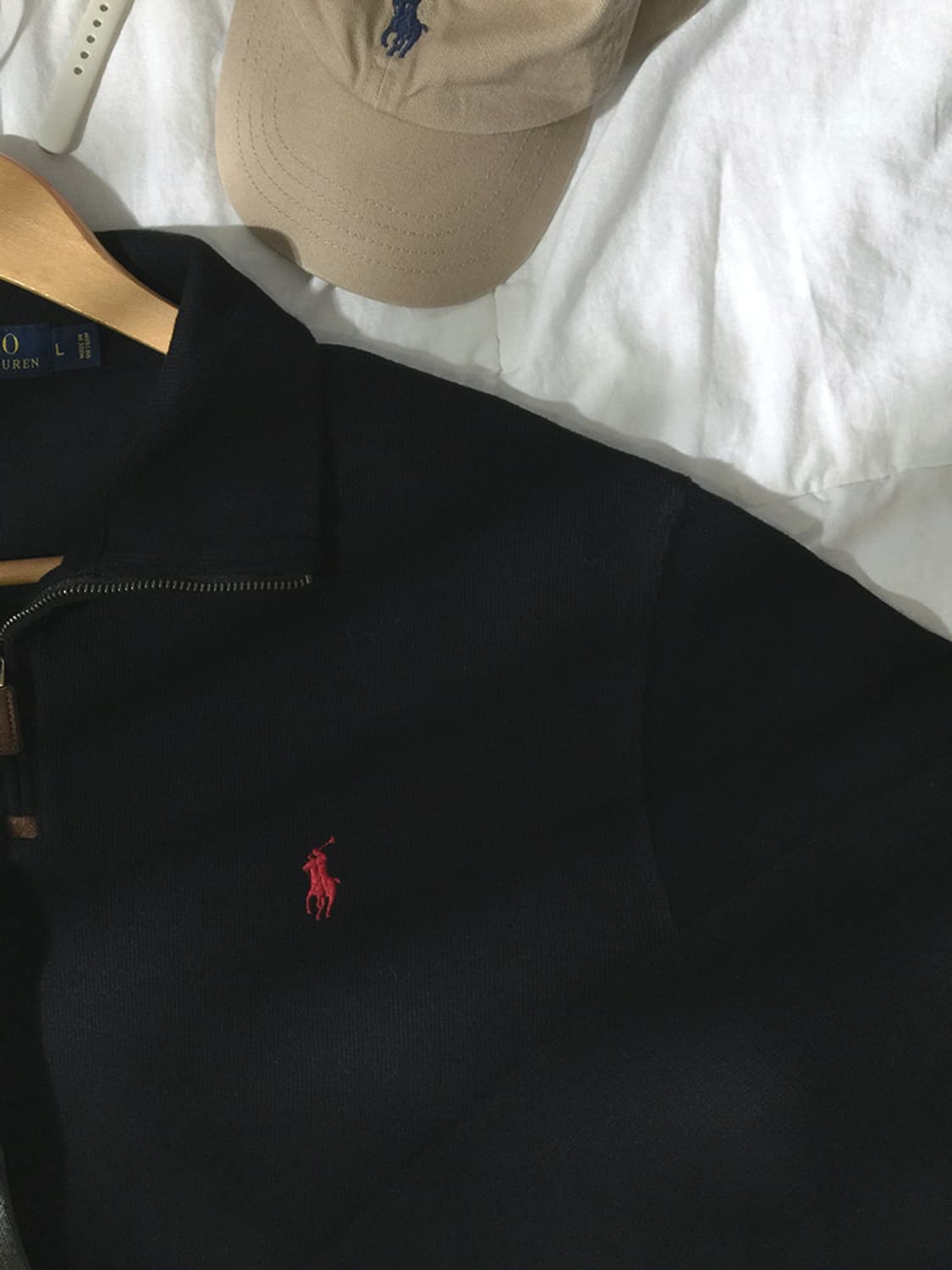 (MAN) 폴로랄프로렌 반집업 스웻맨투맨 XL 상품이미지2