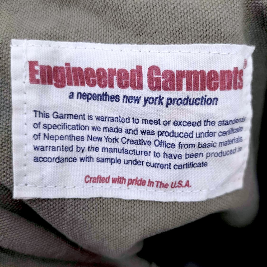 엔지니어드 가먼츠 캐리올 캔버스 토트백 상품이미지6