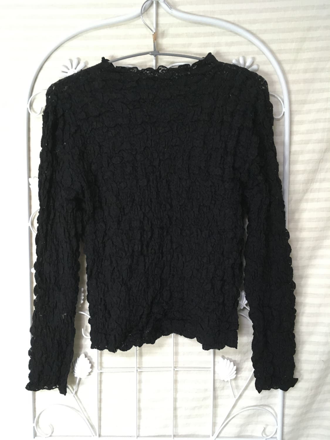 빈티지 블랙 폼폼 블라우스 y2k 스트릿 갸루 펑키 일본빈티지678 fa 상품이미지1