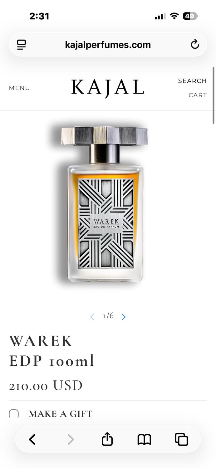 Kajal warek edp 100ml 상품이미지4