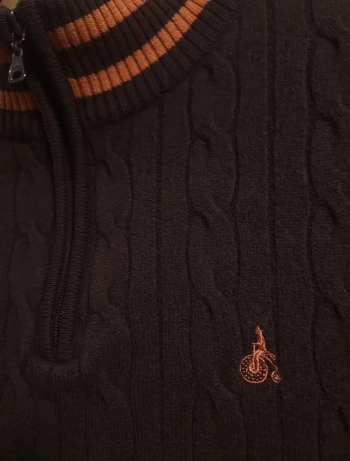 빈폴 하프집업 꽈베기 니트, XL 상품이미지2