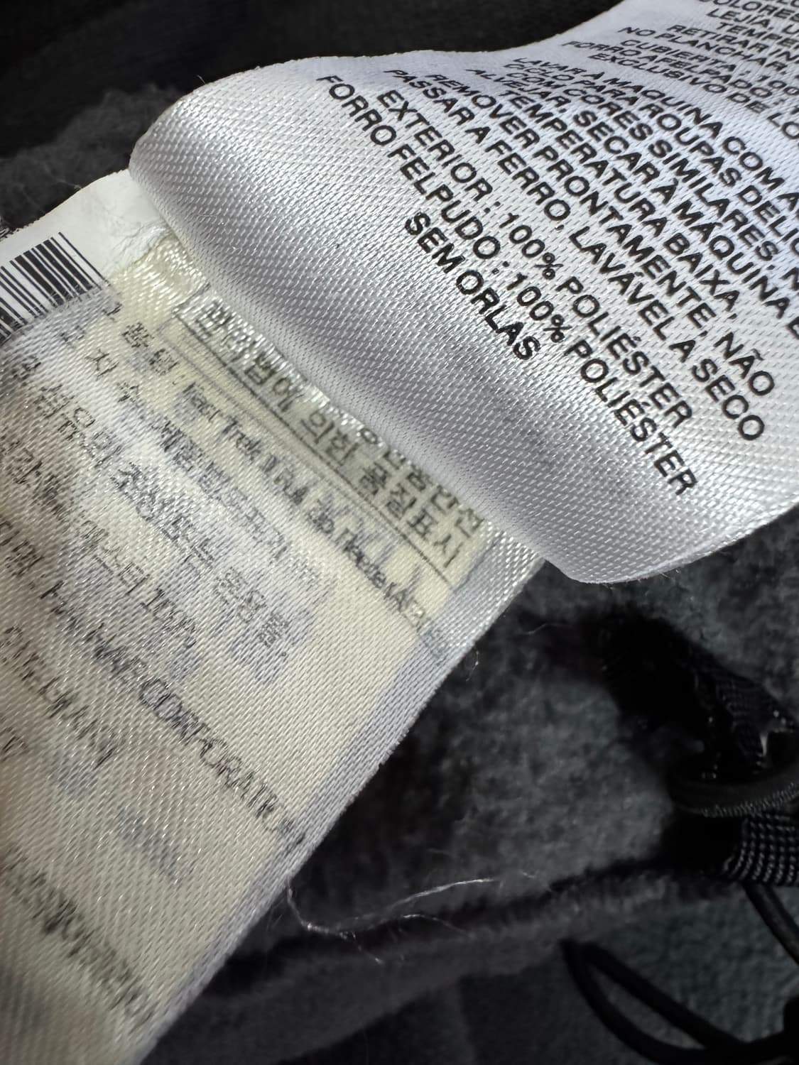 컬럼비아 오버핏 플리스 집업 자켓 2XL 그레이 상품이미지5