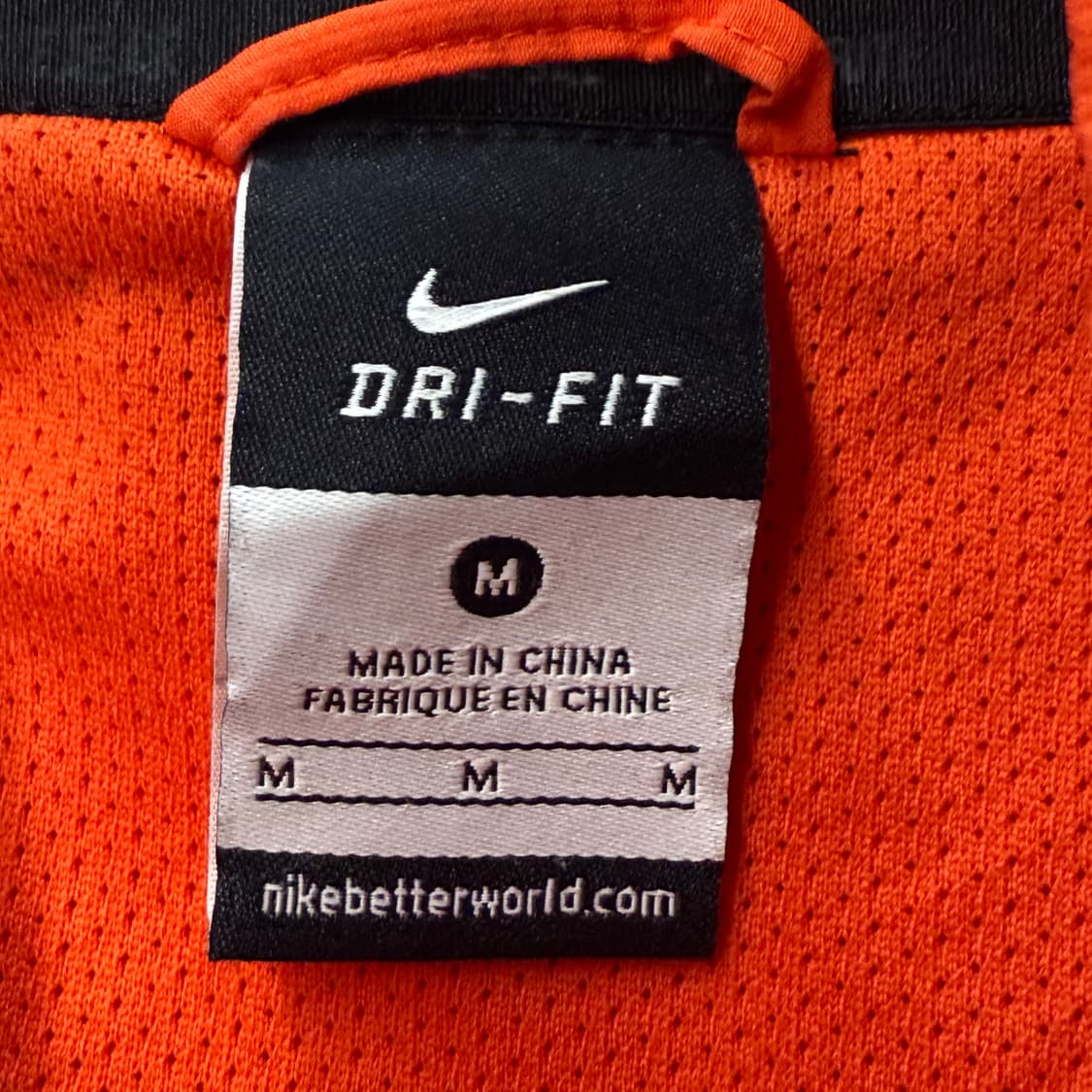 [정품/M] 나이키 블랙 오렌지 바람막이 자켓 b19 상품이미지5