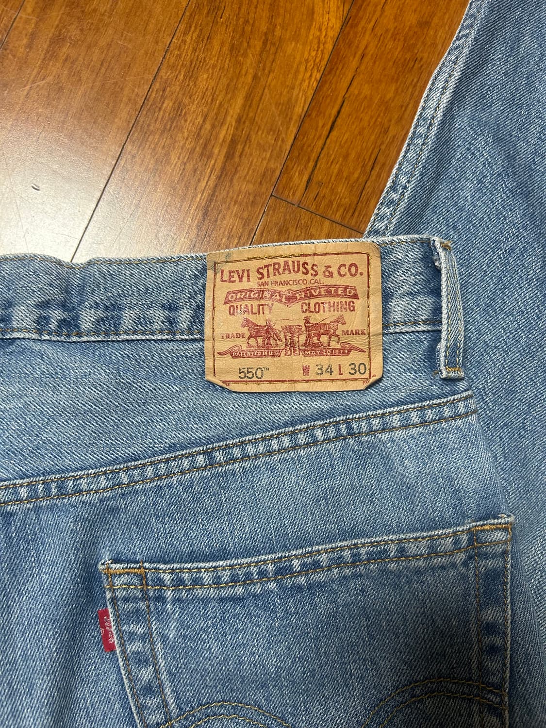 levis 550 vintage denim 상품이미지3