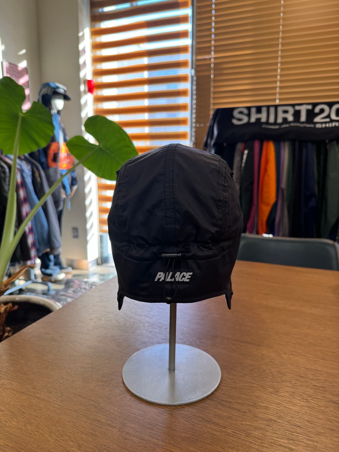 [OS] 팔라스 그리드 플리스 리버시블 이어플립 햇 블랙  상품이미지3