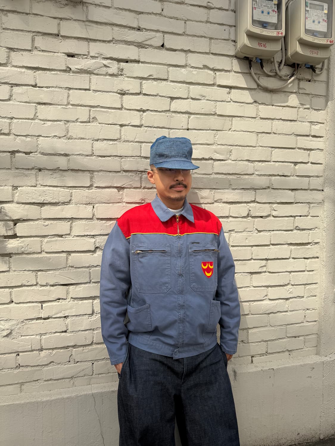 빈티지 올드모델 싸이클리스트 프렌치워크자켓 상품이미지1