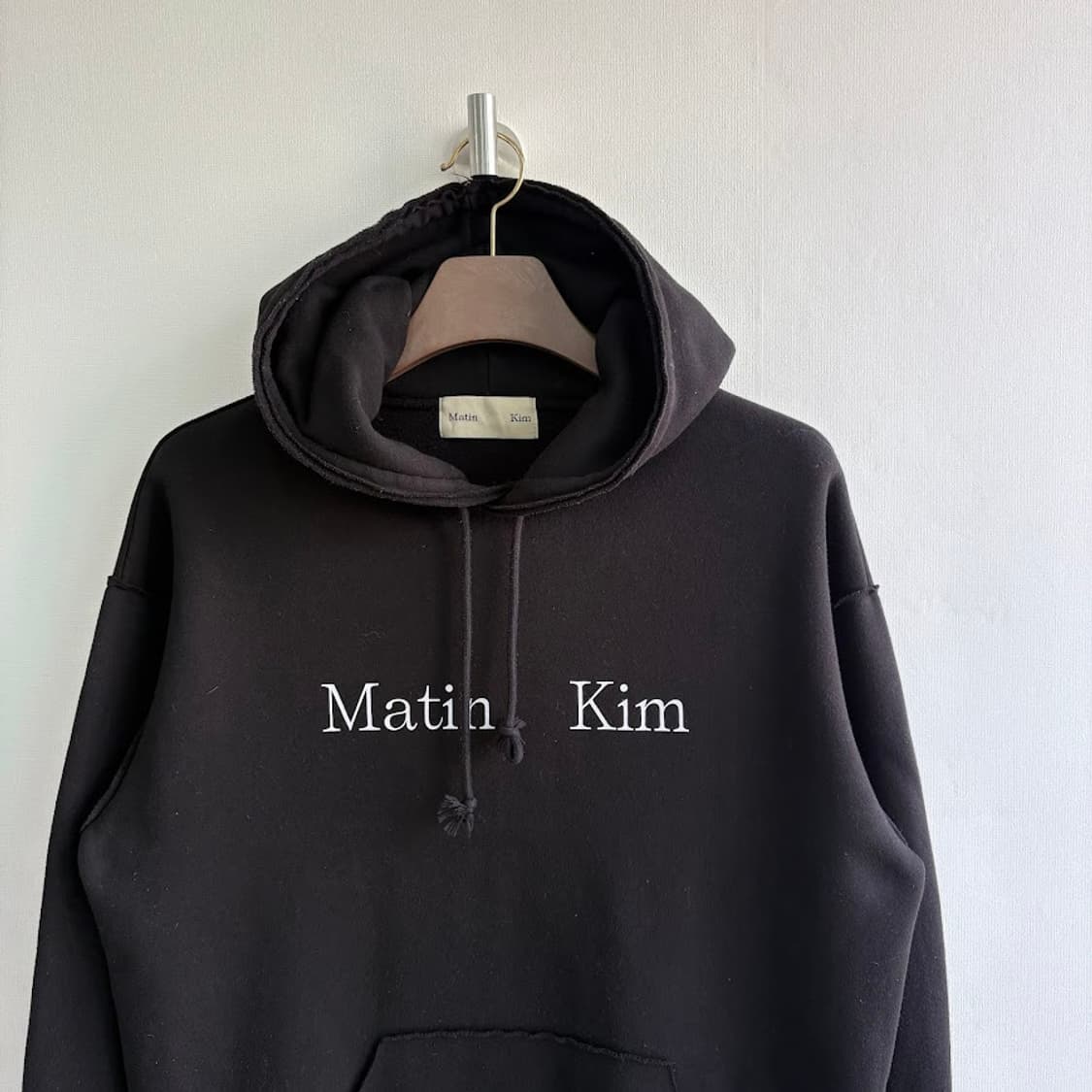 마떼킴 블랙 후드티 상품이미지2