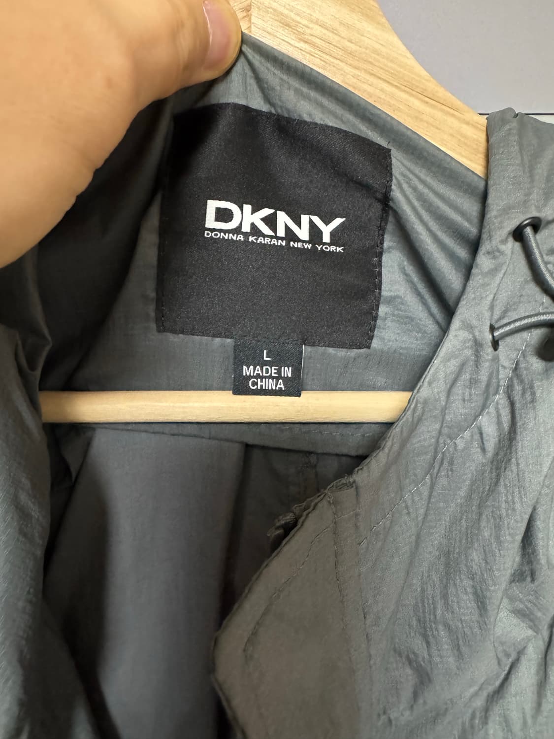 DKNY 바람막이 후드 코트 상품이미지8