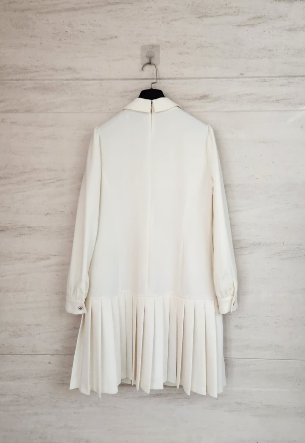 샤틴 밑단플리츠 원피스 66사이즈 상품이미지8