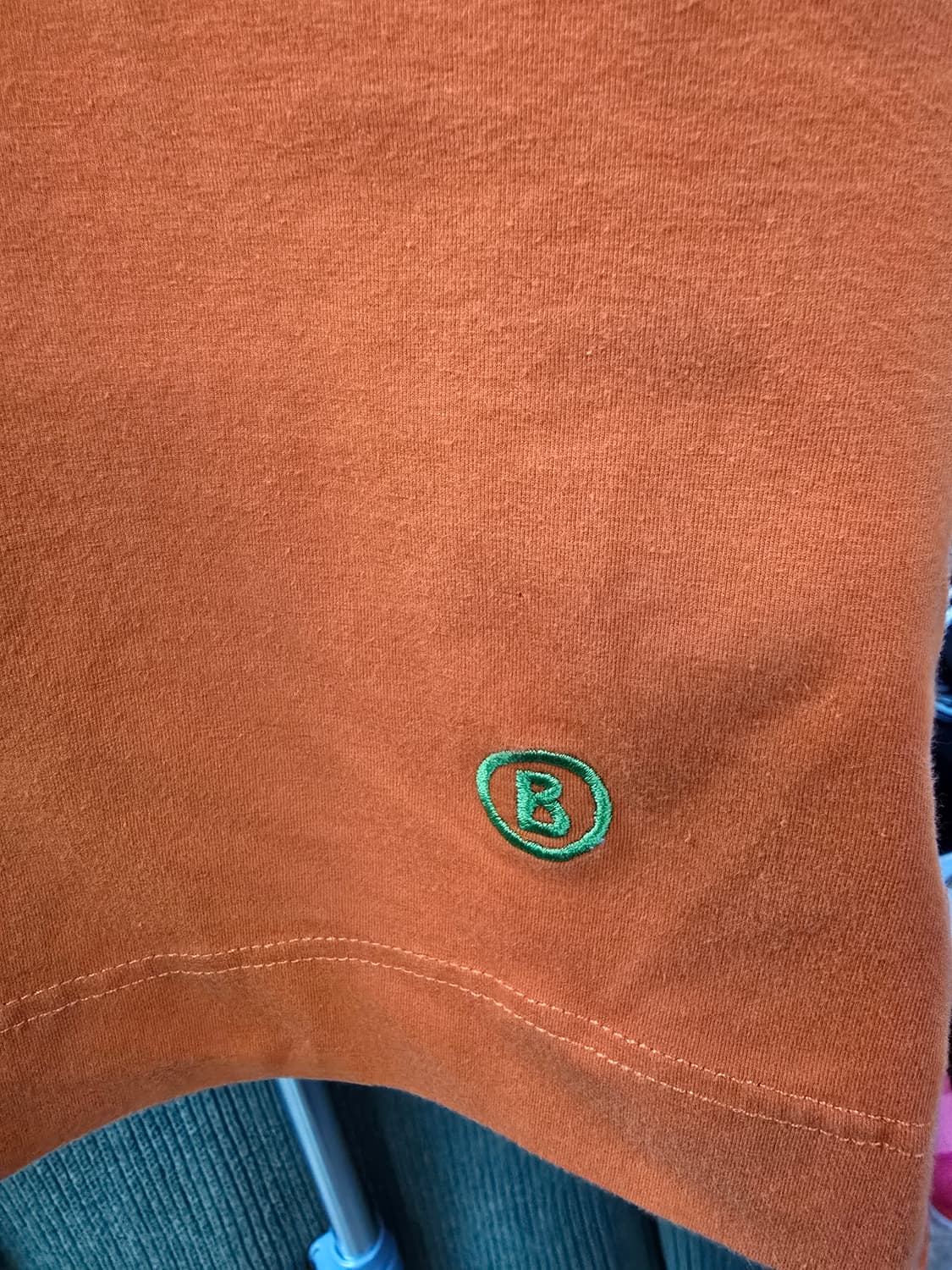 보그너 주황색 민소매 폴로티 (1392) 상품이미지5