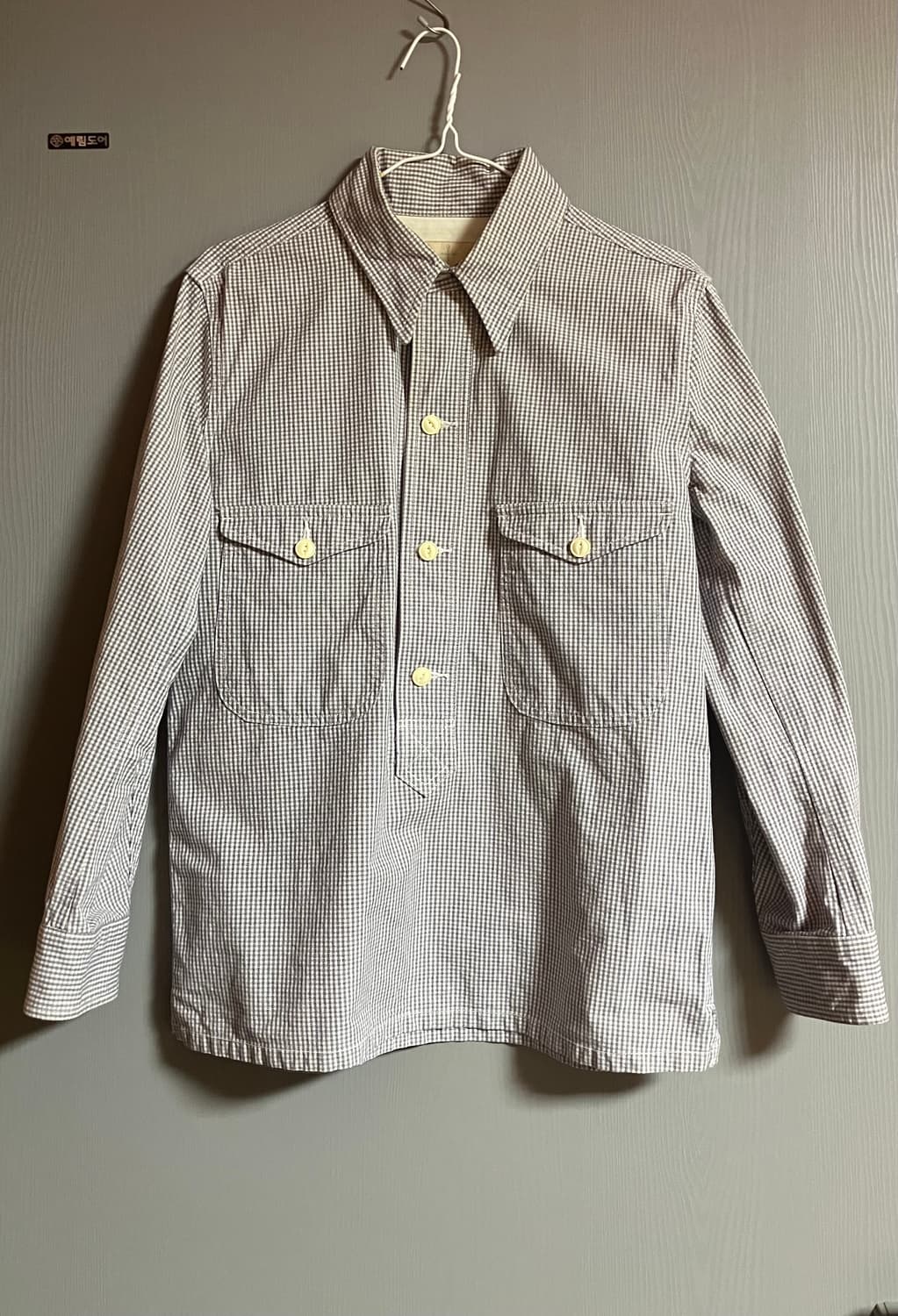 하버색 풀오버 셔츠 상품이미지1