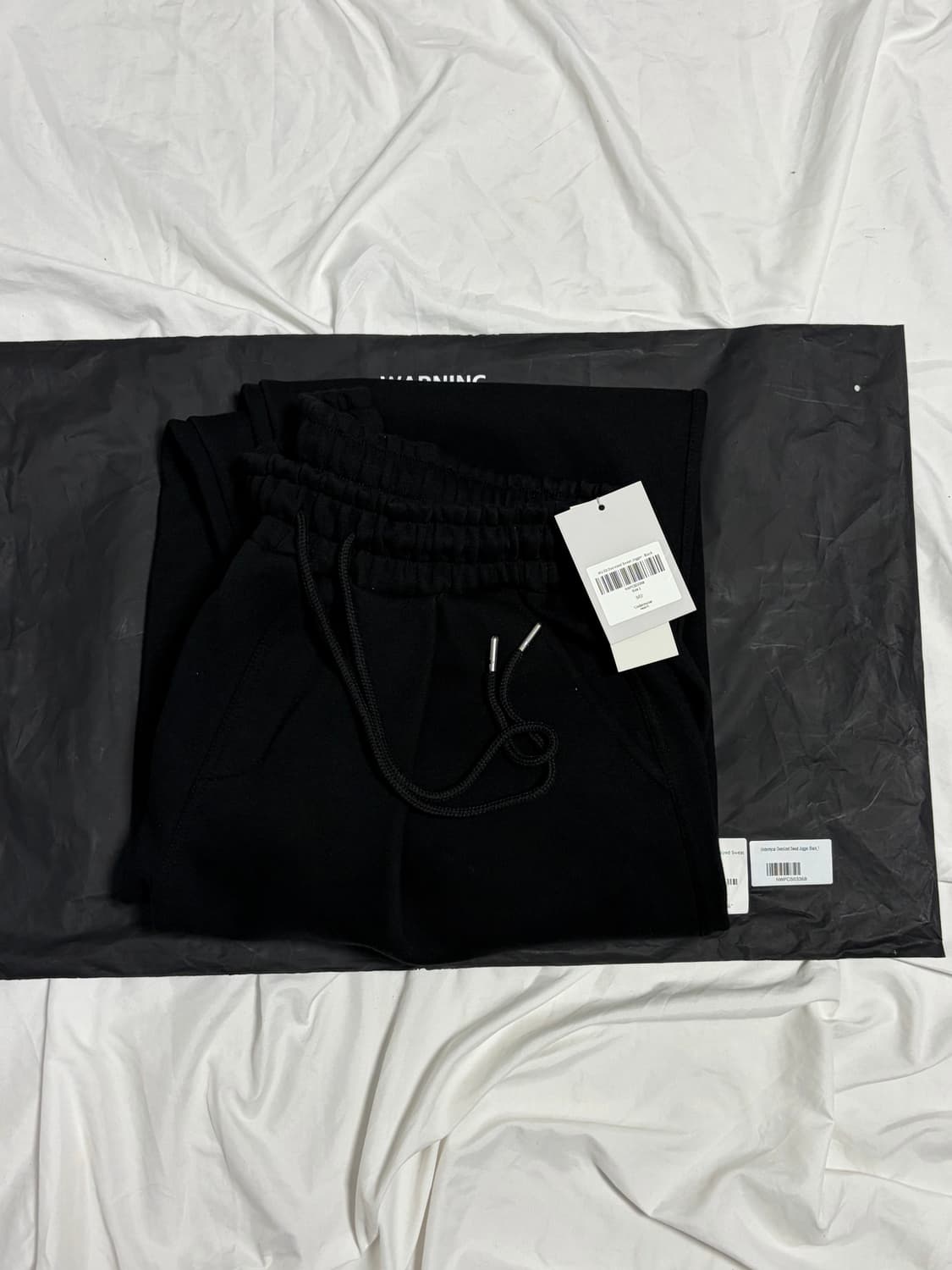 언더마이카 MU.03 스웨트 조거 블랙 상품이미지2