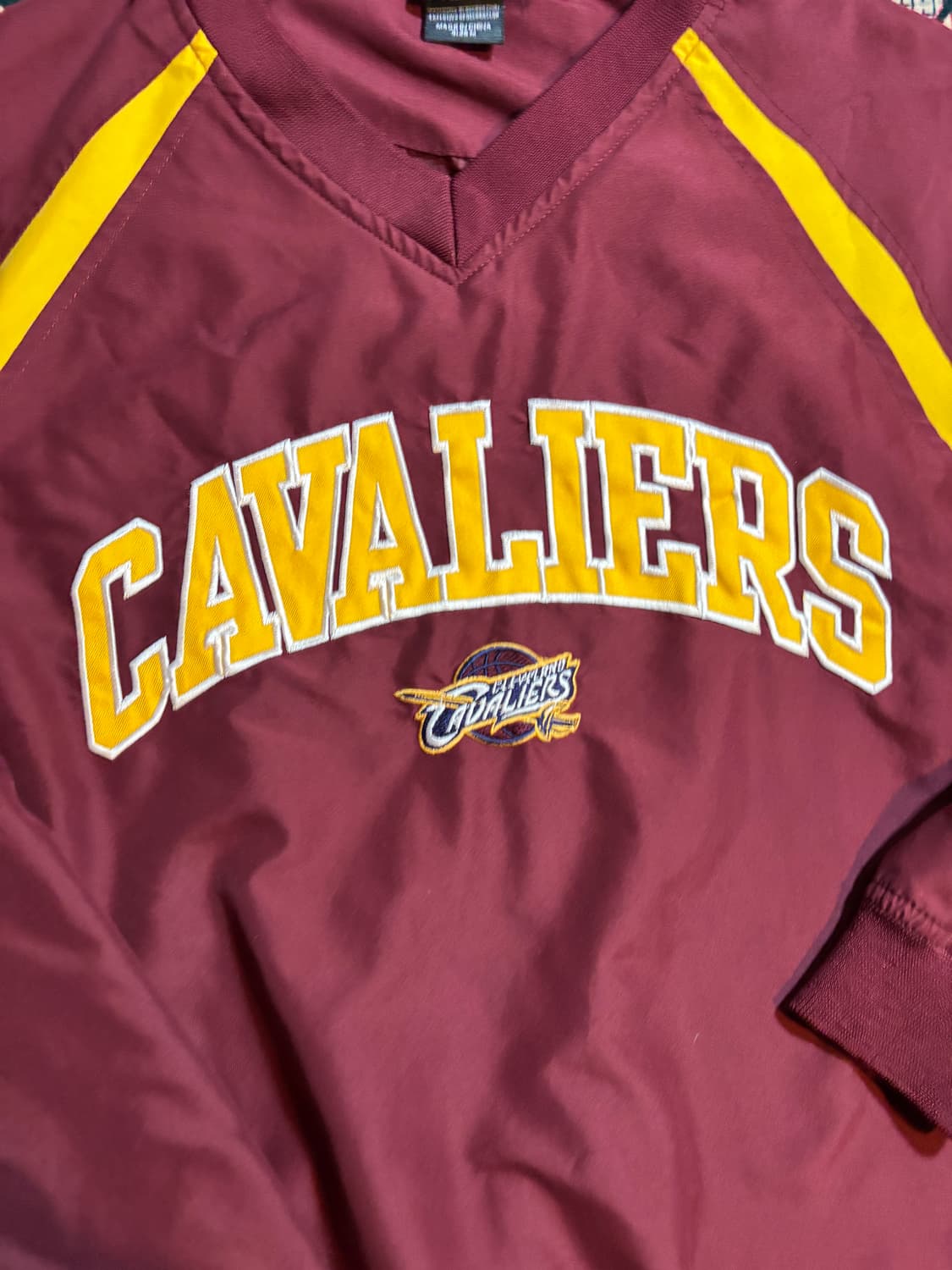 NBA CAVALIERS 버건디 웜업 상품이미지2
