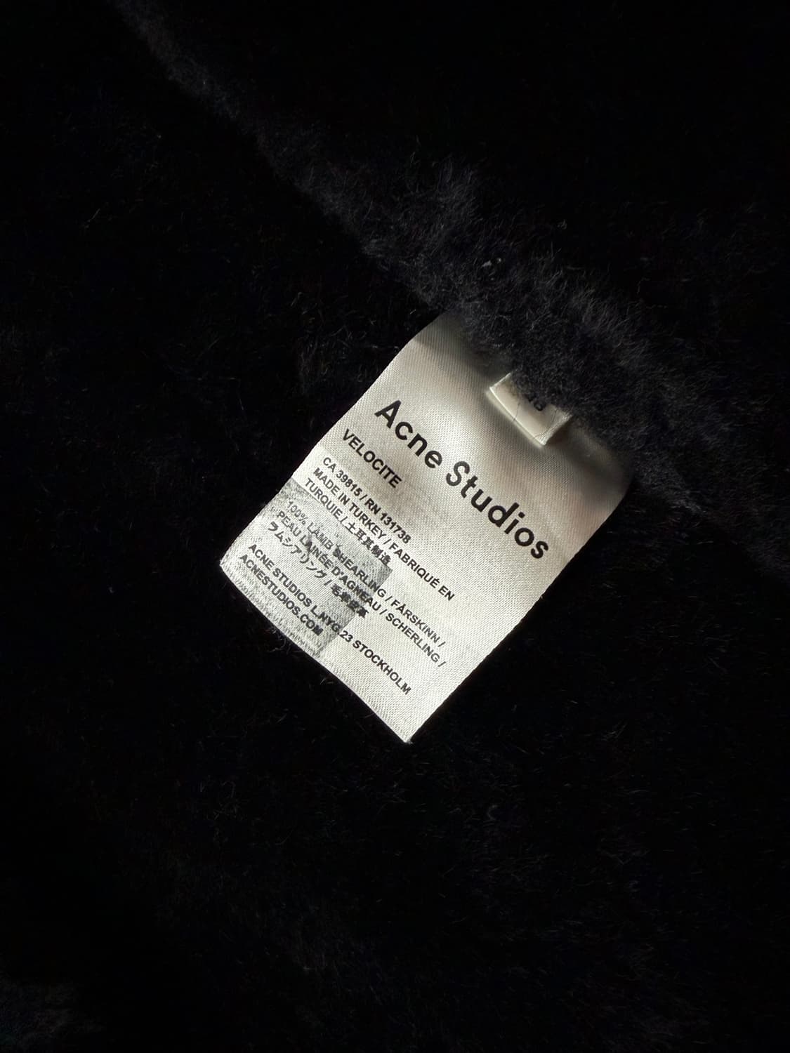 36/ 아크네스튜디오 램스킨 시어링 벨로시티 무스탕 상품이미지9