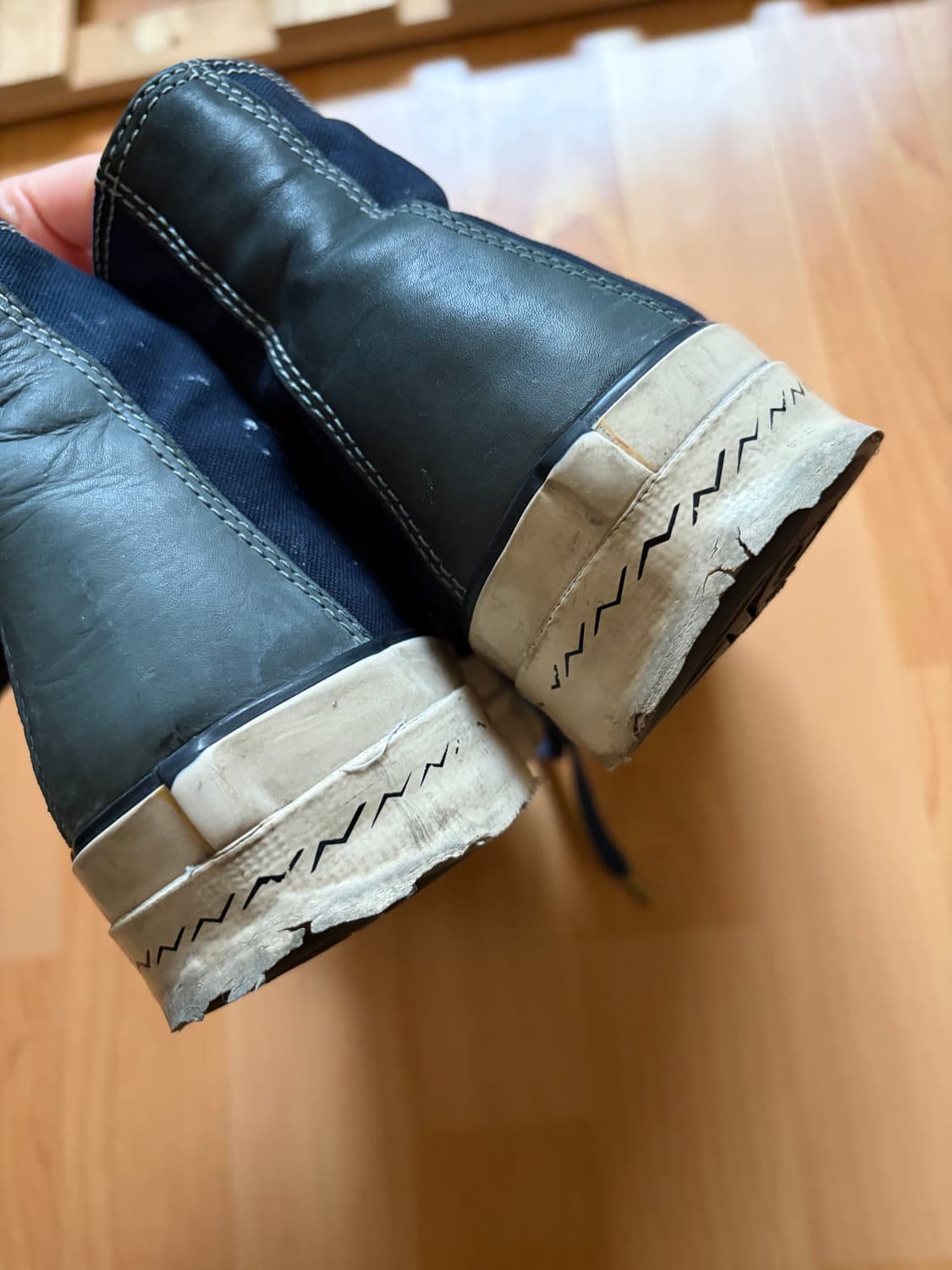 [9] 비즈빔 visvim 스캐그웨이 하이 네이비 상품이미지7
