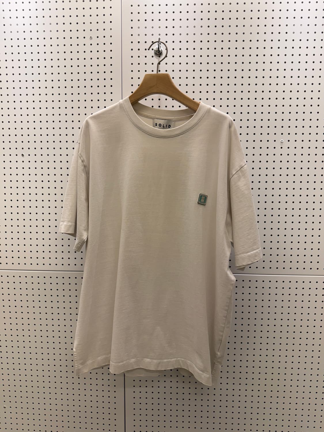 솔리드옴므 백 로고 프린트 반팔 티셔츠 U1663 상품이미지2