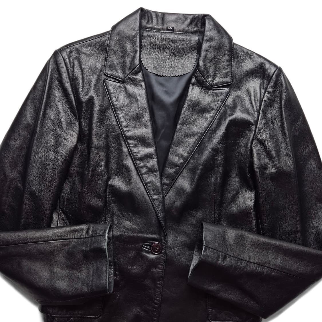 [XS] 빈티지 양가죽 블레이저 자켓 상품이미지1