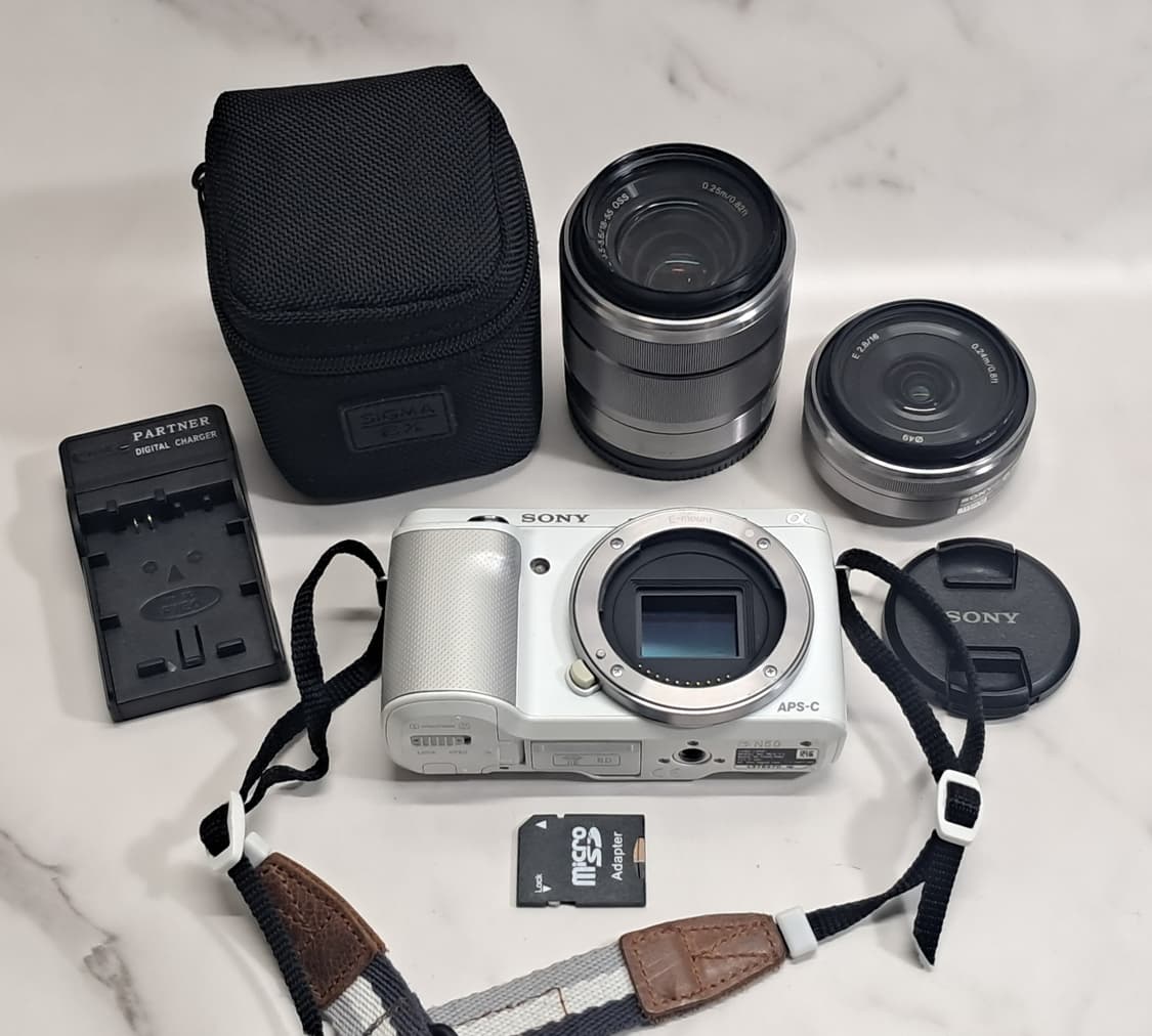 소니 알파 NEX-F3 미러리스 바디 /16mm 렌즈 /18-55mm 상품이미지1