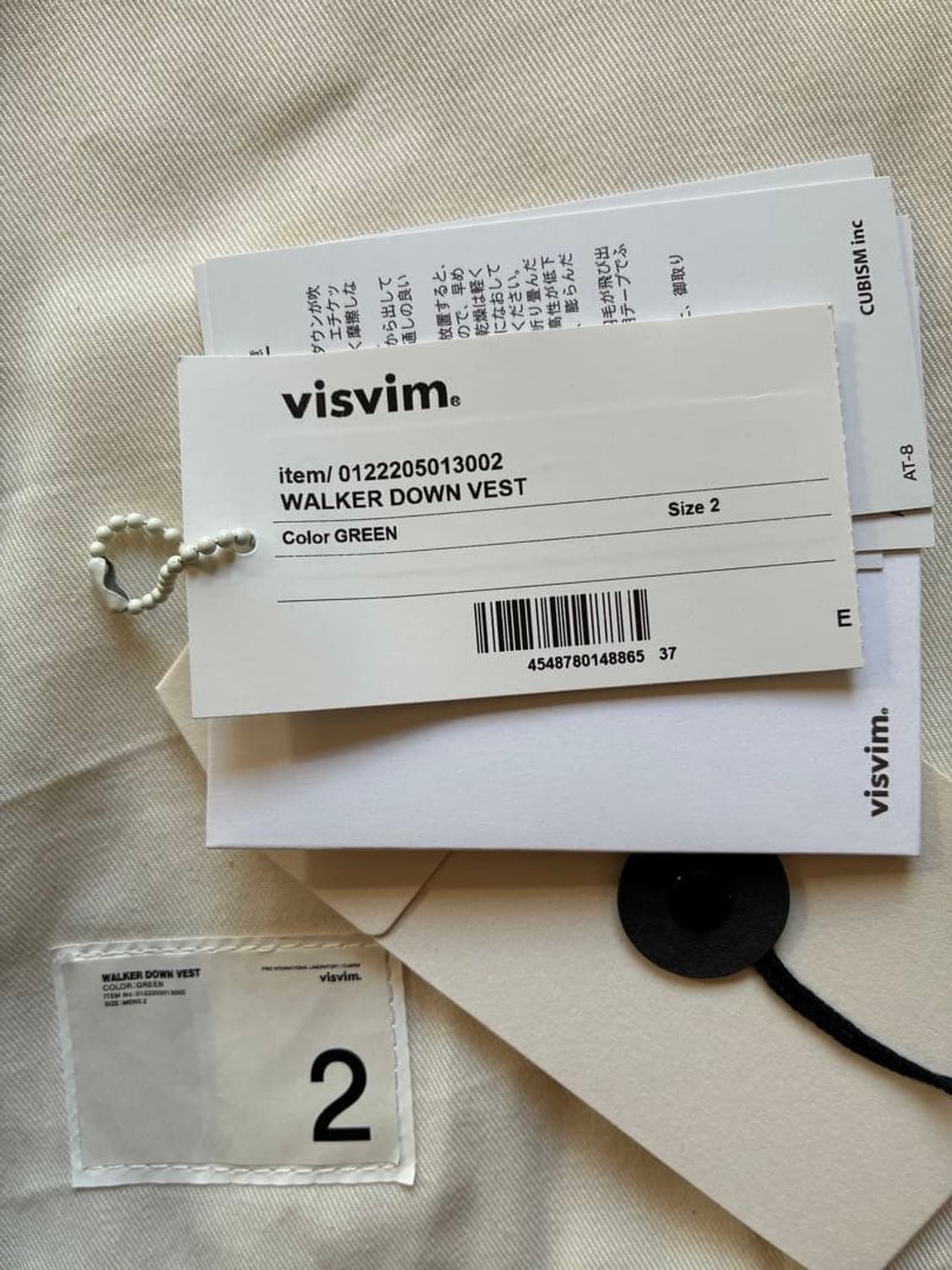 (2) 비즈빔 visvim 워커 다운 베스트 조끼 상품이미지4