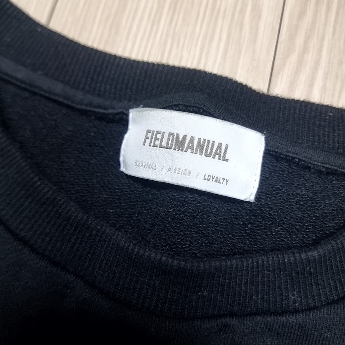 필드매뉴얼 호랑이 프린팅 맨투맨 블랙(xl) 상품이미지3