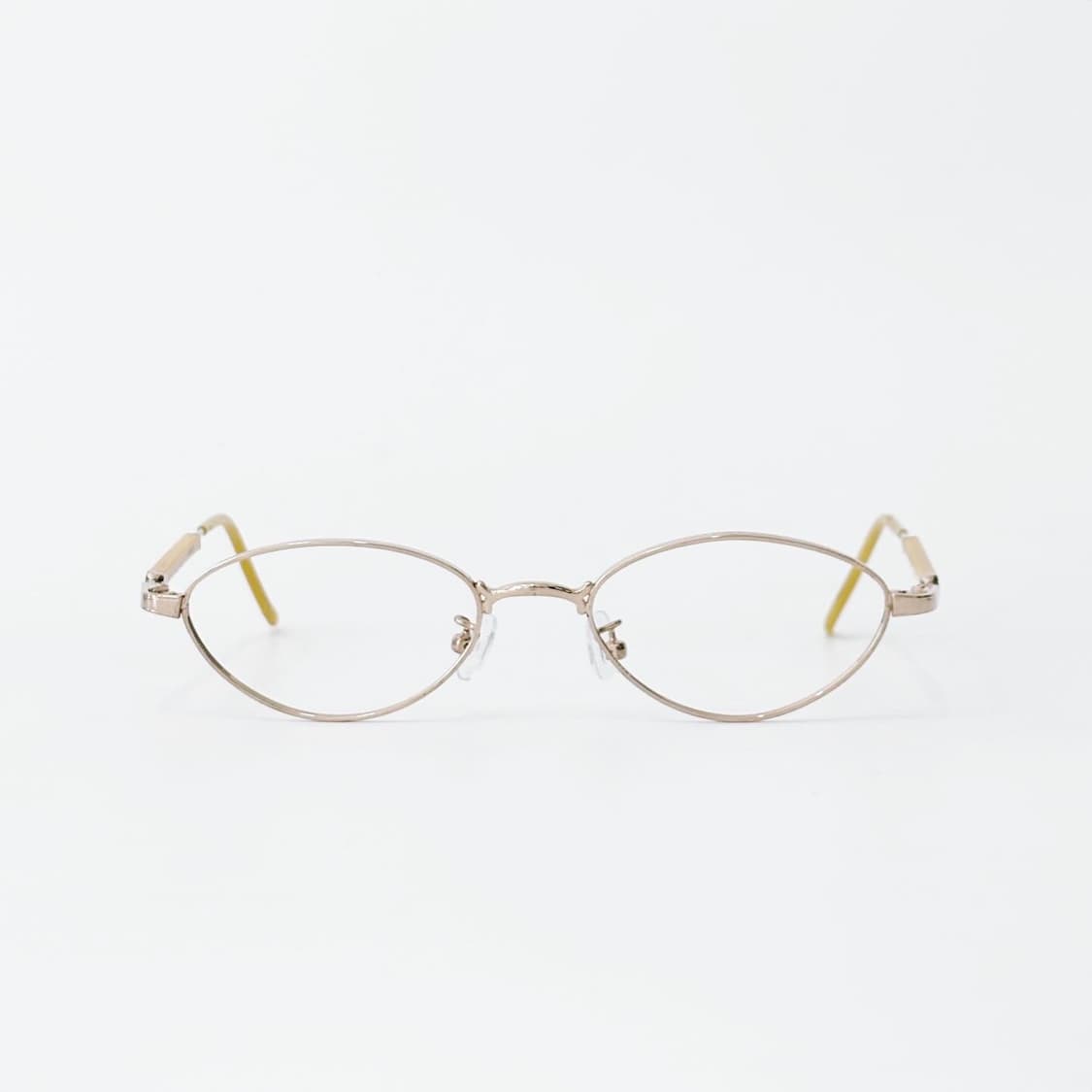 옐로우 포인트 골드 메탈 데드스탁 빈티지안경 상품이미지1