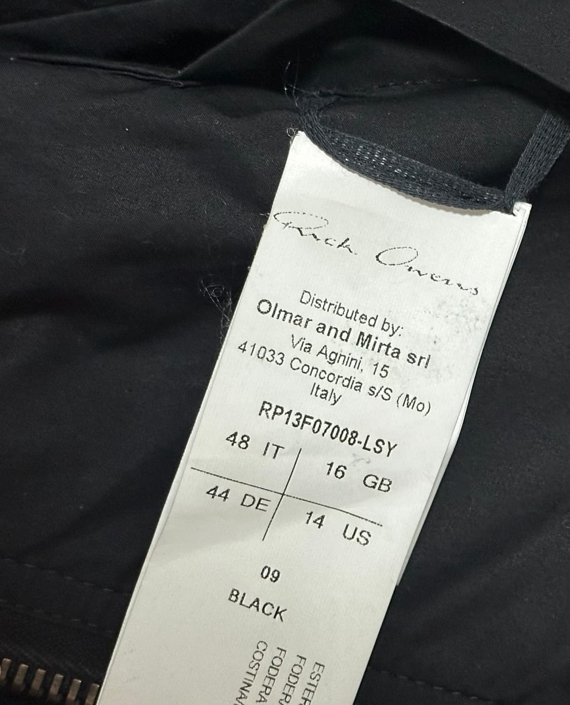 Rick owens classic leather jacket 상품이미지4