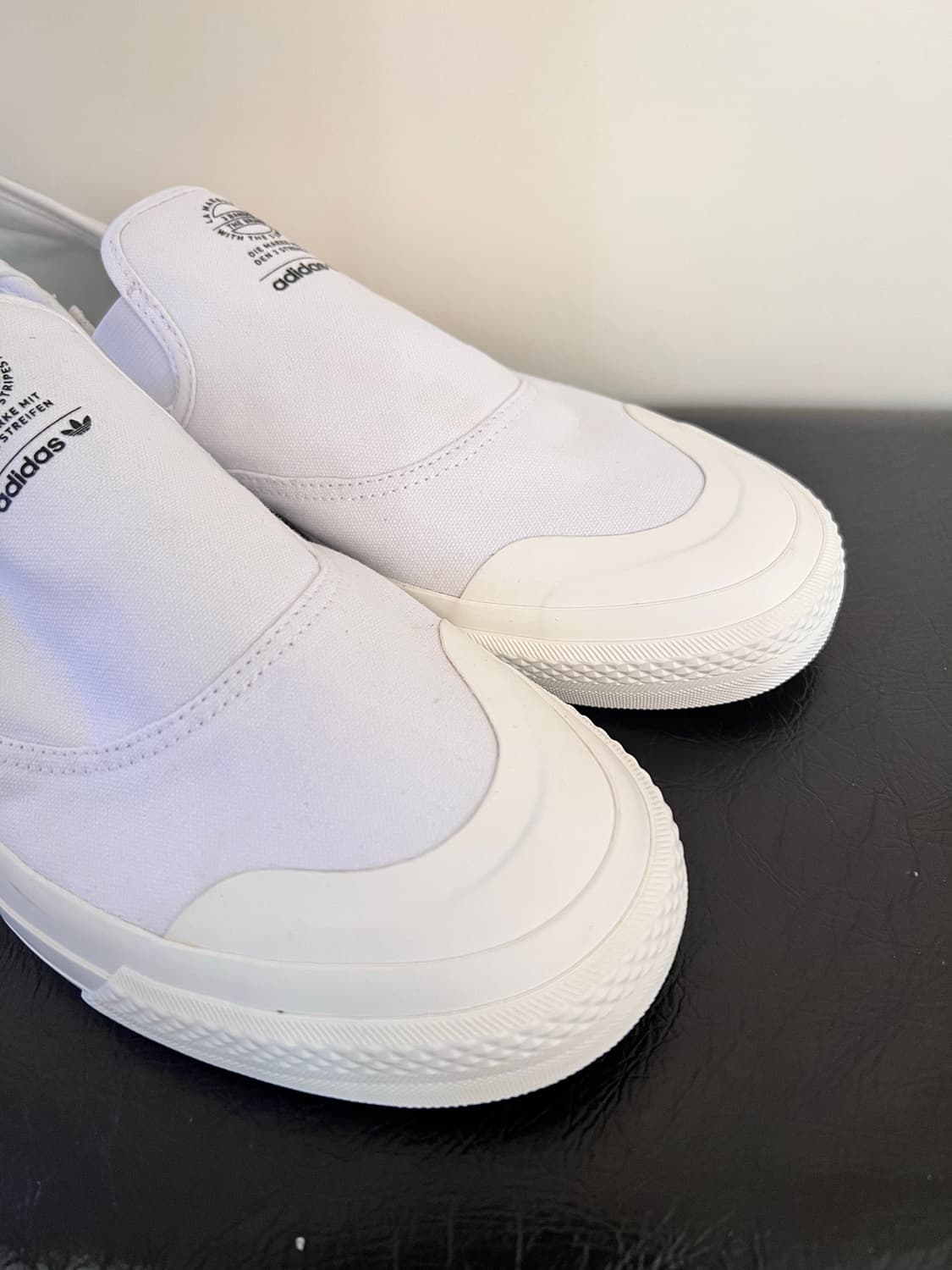 아디다스 니짜 슬립온 화이트 남성 새상품 상품이미지6