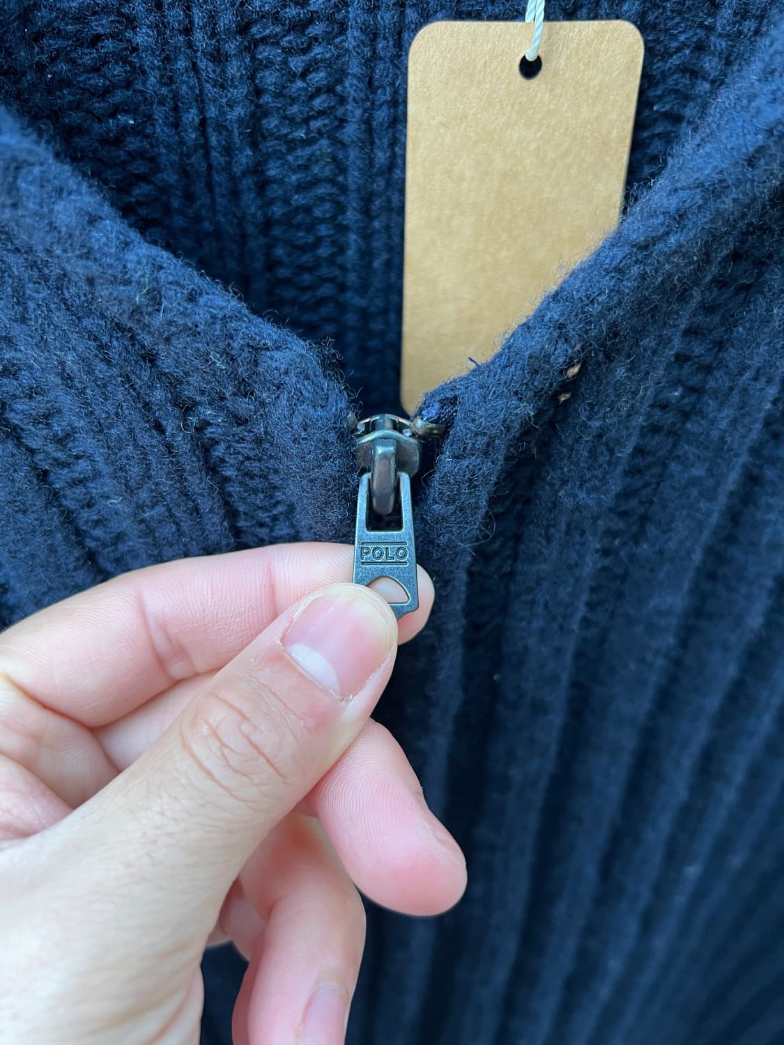 1990/00s POLO RALPH LAUREN 폴로니트집업가디건 상품이미지7