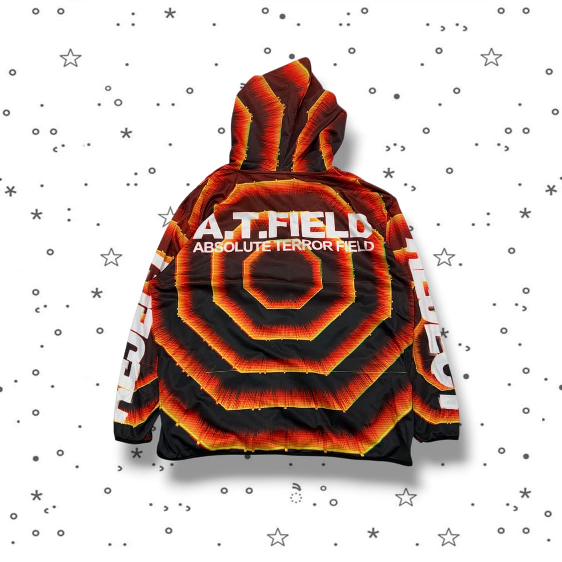 XL 코스파 에반게리온 AT 필드 풀 그래픽 드라이 후드집업 상품이미지4