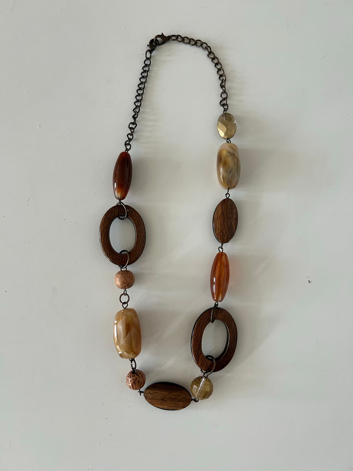 우드 오브제 목걸이 상품이미지1