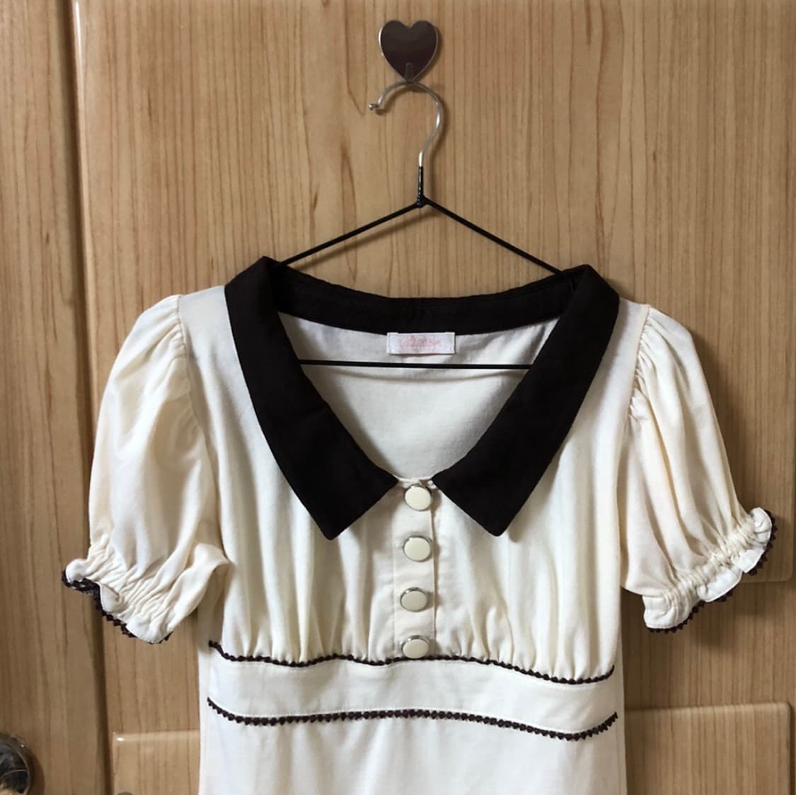Vintage 💿 LIZLISA cream blous 상품이미지4