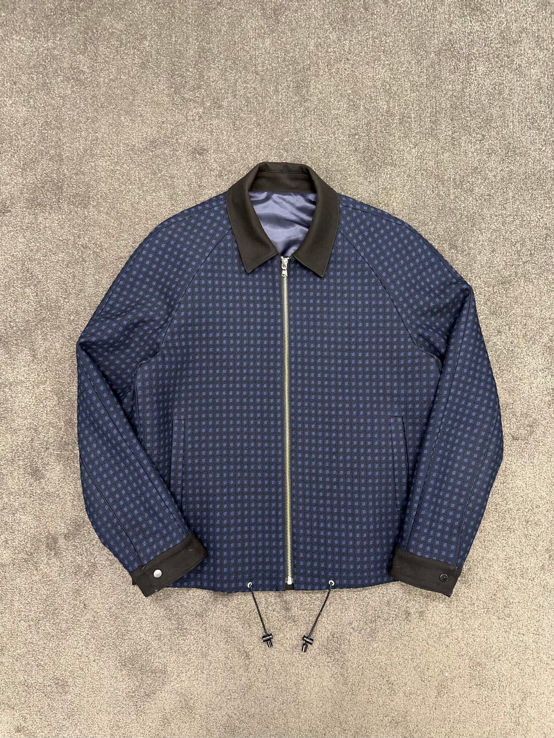 ZIO SONGZIO 블루 패턴 남성 자켓 XL 상품이미지2