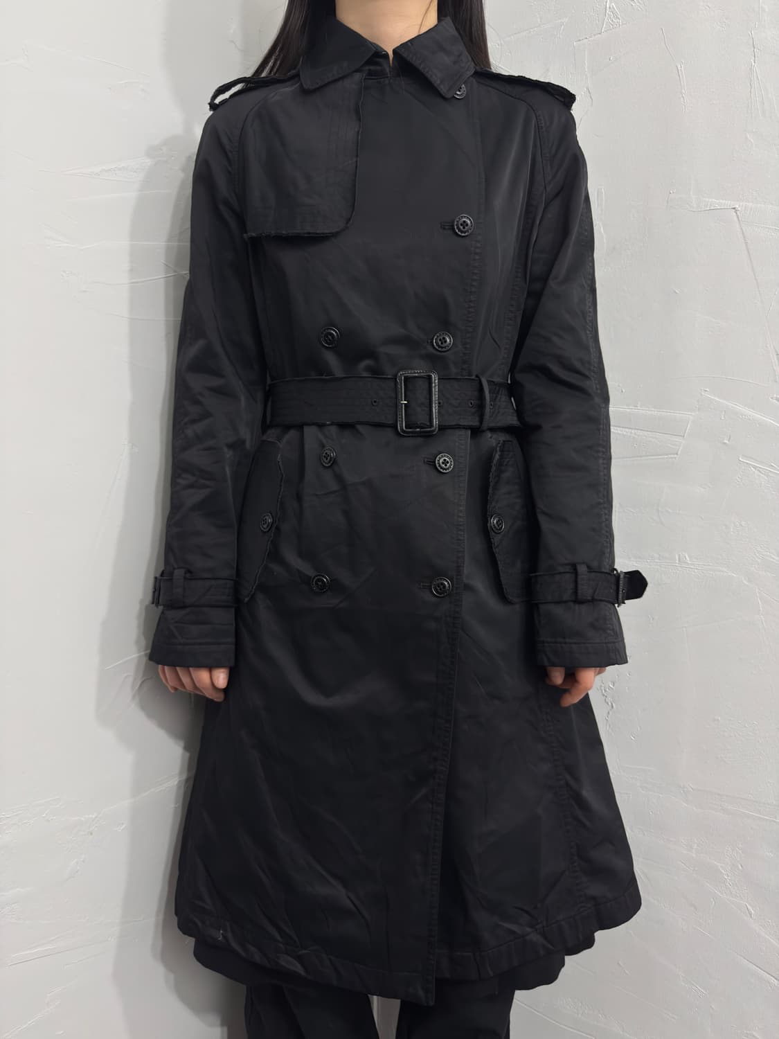 io black trench coat 상품이미지2